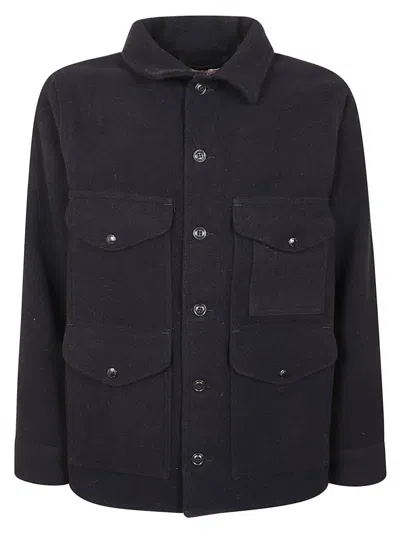 FILSON FILSON MACKINAW CRUISER FIELD JACKET WITH POINTED COLLAR AND FOUR PATCH POCKETS