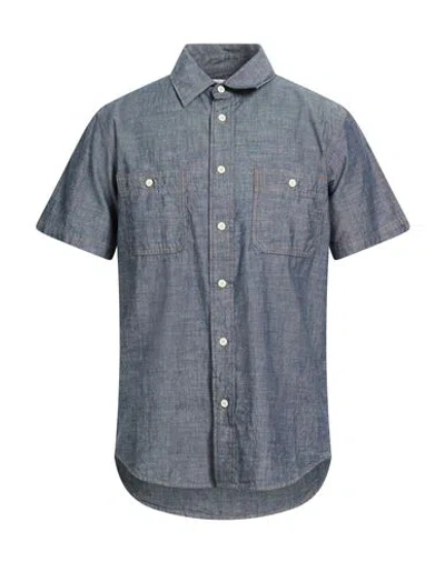 Filson Man Denim Shirt Blue Size L Cotton