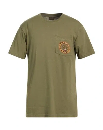 Filson Man T-shirt Military Green Size Xs Cotton