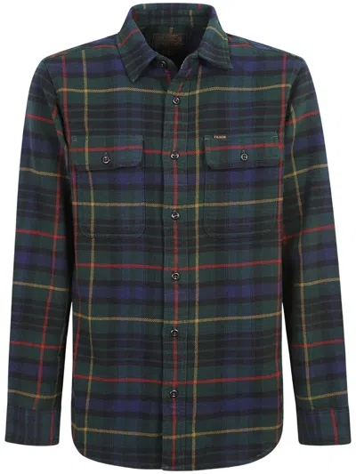 Filson Men's 100% Cotton Shirt In Green
