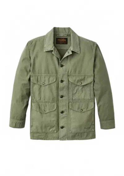 Filson Men's Field Cruiser Jacket In Washed Fatigue Green In Multi