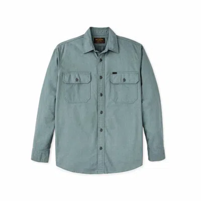 Filson Men's Field Flannel Shirt In Balsam Green In Multi