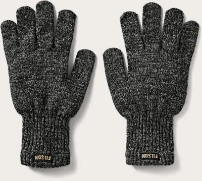 Filson Men's Full Finger Knit Gloves In Charcoal