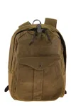 Filson Men's Journeyman Backpack Oil Finish Tin Cloth Tan In Brown