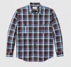 Filson Men's Light Weight Alaskan Guide Shirt In Glacier Blue Plaid In Multi