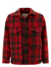 Filson Mackinaw Wool Cruiser Jacket In Red