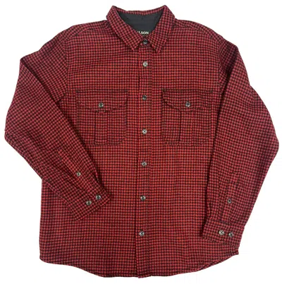 Filson Men's Northwest Wool Shirt In Red/black In Multi