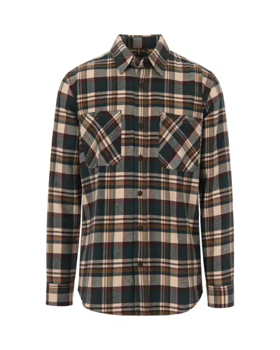 Filson Men's Plaid Button-up Shirt In Green / Bronze Plaid