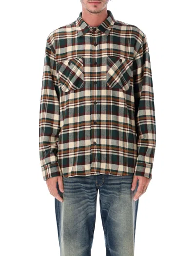 Filson Men's Plaid Flannel Button-up Shirt In Green Check