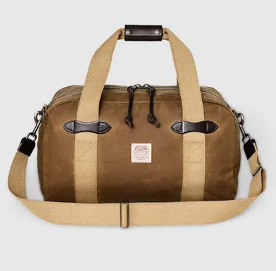 Filson Men's Tin Cloth Small Duffle Bag In Dark Tan