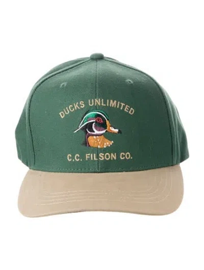 Pre-owned Filson Mens Hat In Green/neutrals