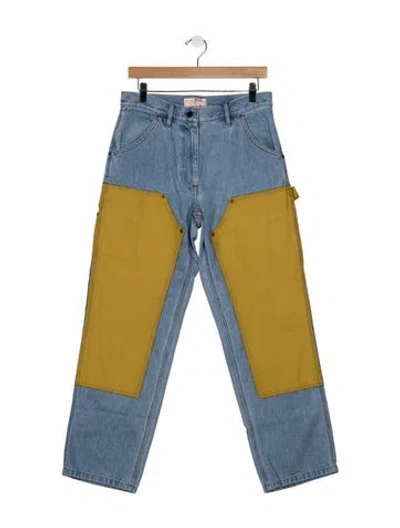 Pre-owned Filson Mid-rise Straight Leg Jeans W/ Tags In Blue