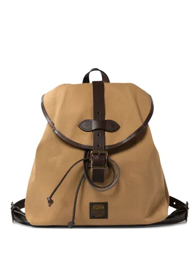Filson Mittelgrosser Rucksack Mit Lederdetails In Brown