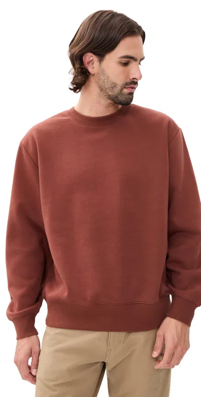 Filson Northwest Crewneck Sweatshirt Sequoia In Burgundy