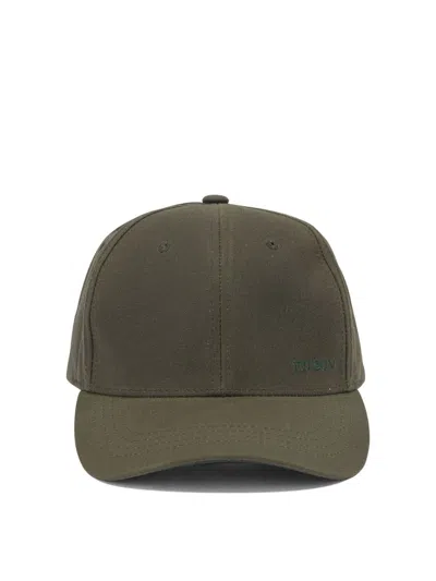 Filson "oil Tin Logger" Trucker Hat In Green