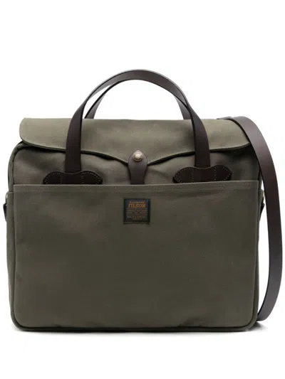 Filson Olive Original Briefcase Bag In Green