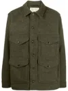 Filson Button-front Shirt Jacket In Olive