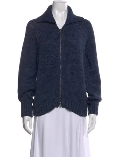 Pre-owned Filson Open Front Sweater W/ Tags In Blue