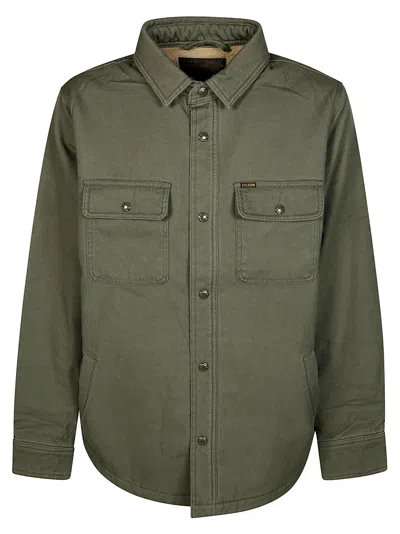 Filson Overshirt Cotone Interno Orsetto In Camouflage