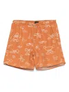 Filson Oxbow Lake Swim Shorts In Orange