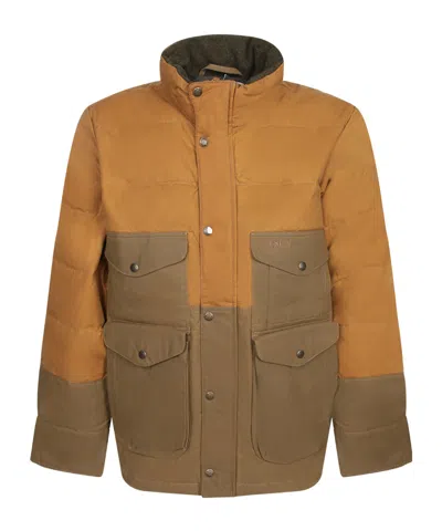 Filson Padded High-collar Jacket In Gold