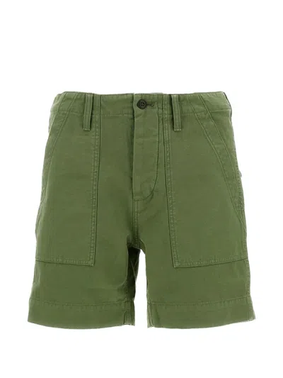 Filson Patch-pocket Shorts In Green