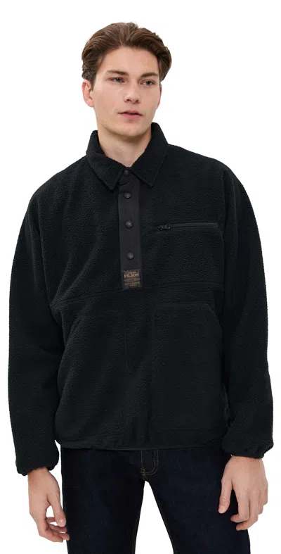 Filson Pile Fleece Pullover Black