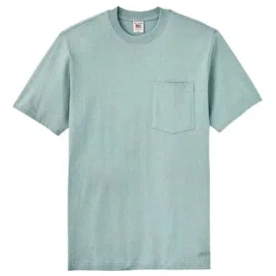 Filson Pioneer Solid One Pocket T-shirt In Blue