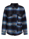 Filson Wool Blend Overshirt Jacket In Blue