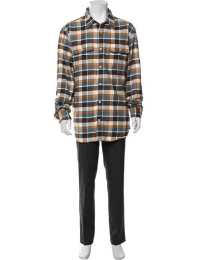 Pre-owned Filson Plaid Print Long Sleeve Shirt In Multi