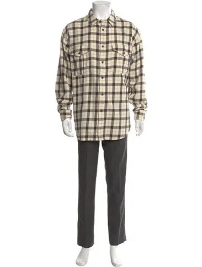 Pre-owned Filson Plaid Print Long Sleeve Shirt In Neutral