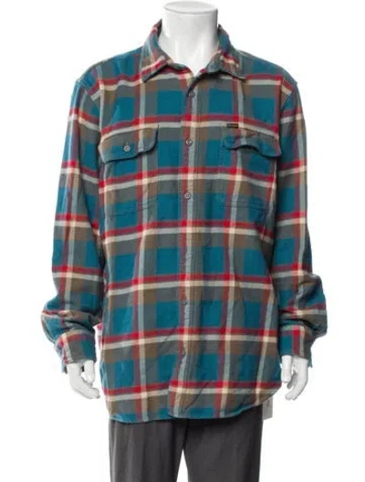 Pre-owned Filson Plaid Print Long Sleeve Shirt In Neutral