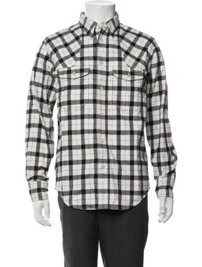 Pre-owned Filson Plaid Print Long Sleeve Shirt In Neutrals