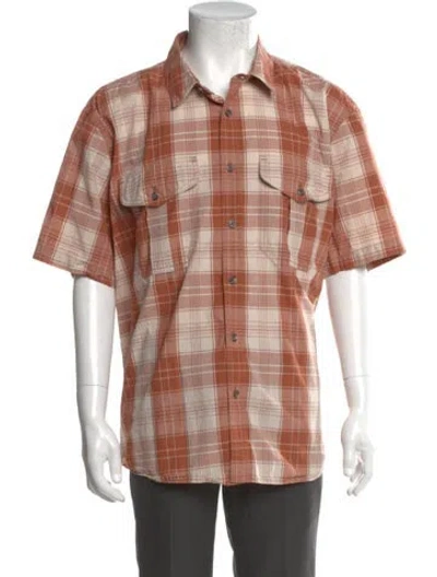 Pre-owned Filson Plaid Print Short Sleeve Shirt In Multi