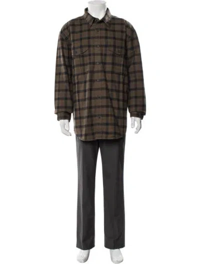 Pre-owned Filson Plaid Print W/ Tags In Brown
