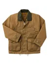 Filson Press-stud Cotton Jacket In Brown