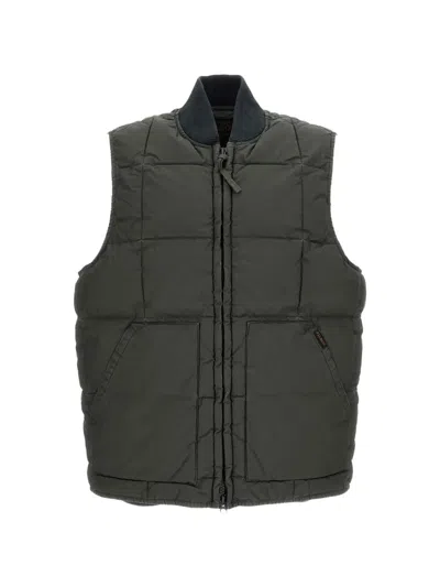 Filson Quilted Gilet In Brown