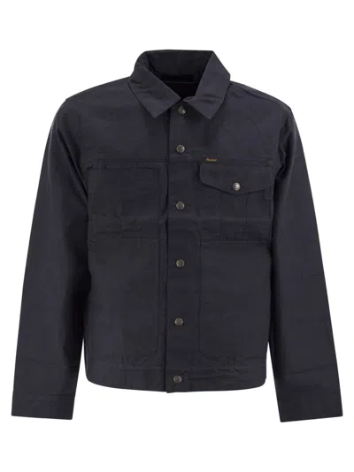 Filson Ranger - Waxed Cotton Jacket In Black