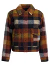 Filson Red Wool Polyester Jacket In Multi