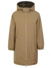 Filson Revers Wooly Fleece Coat In Brown