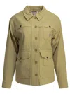 Filson Button-up Multi-pocket Jacket In Green
