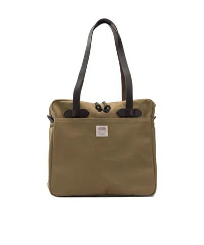 Filson Rugged Twill Tote Bag In Brown