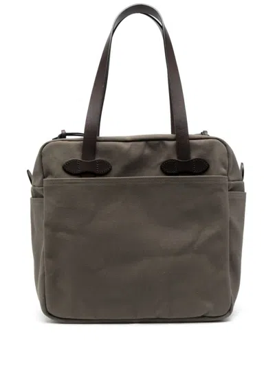 Filson Rugged Twill Tote Bag In Green