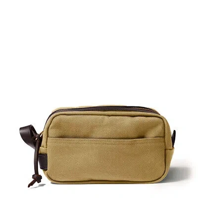 Pre-owned Filson Rugged Twill Travel Kit Tan