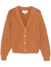 Filson Rustic Cotton Cardigan In Brown