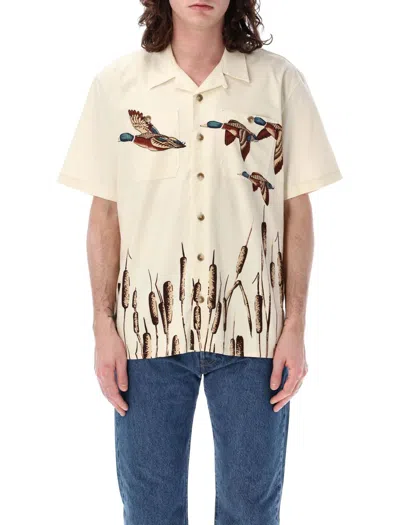 Filson Rustic Short Sleeve Camp Shirt In Natural