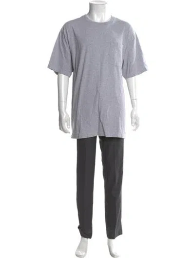 Pre-owned Filson Scoop Neck Short Sleeve T-shirt In Gray