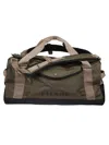 Filson Scout 50l Duggle Printed Shrub Travel Bag In Black