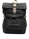 Filson Scout Roll-top Buckle Backpack In Black