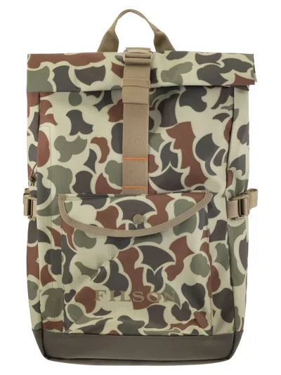 Filson Scout Waterproof Roll Top Backpack In Multi